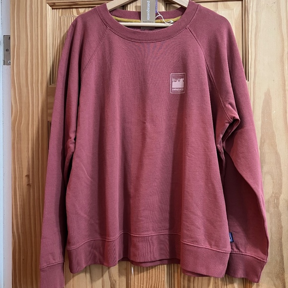 Patagonia Tops - Patagonia Women's Alpine Icon Regenerative Organic Pilot Cotton Crew Sweatshirt